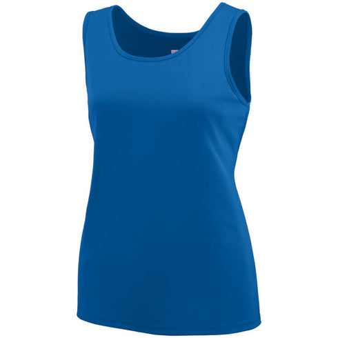Augusta Sportswear Ladies Training Tank (1705), Color 'Royal'